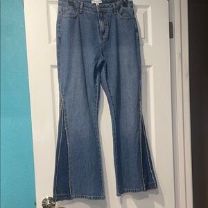 Blue Flared Women's Jeans
